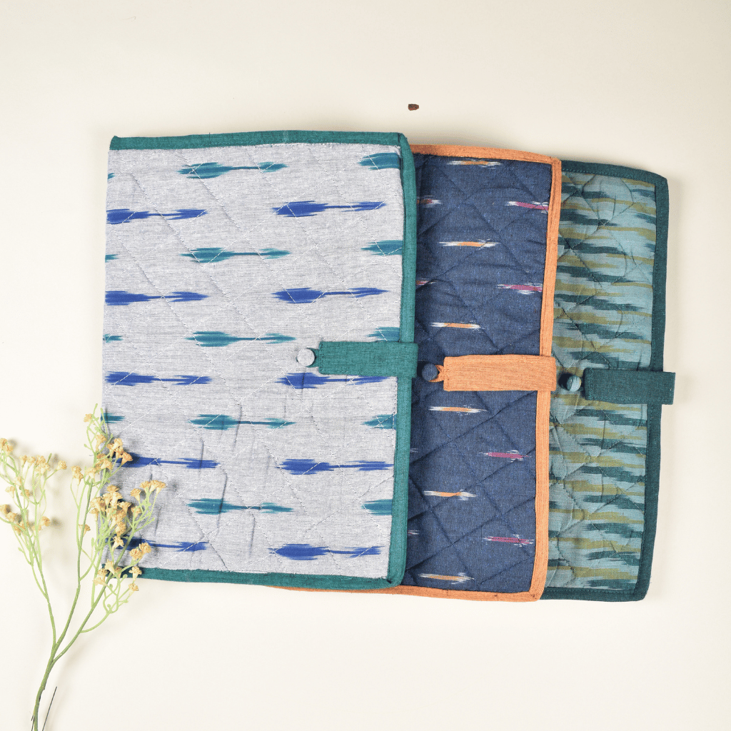 Ikat File Folders With Button