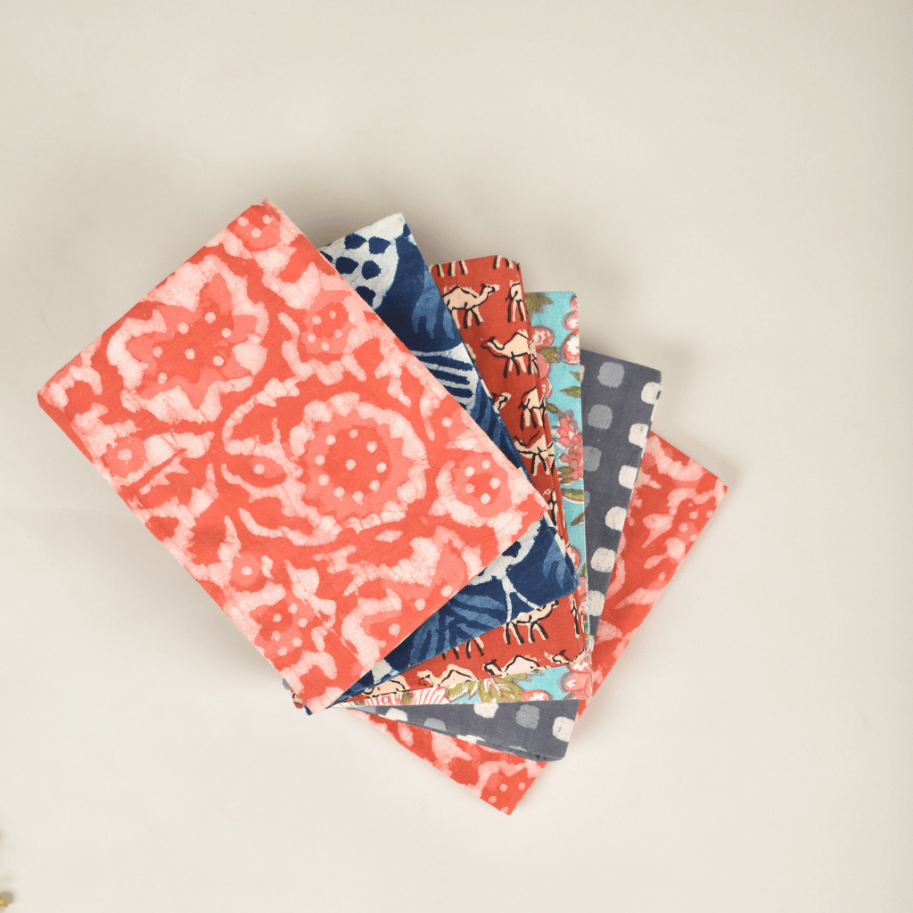 Block print cover handmade paper diary