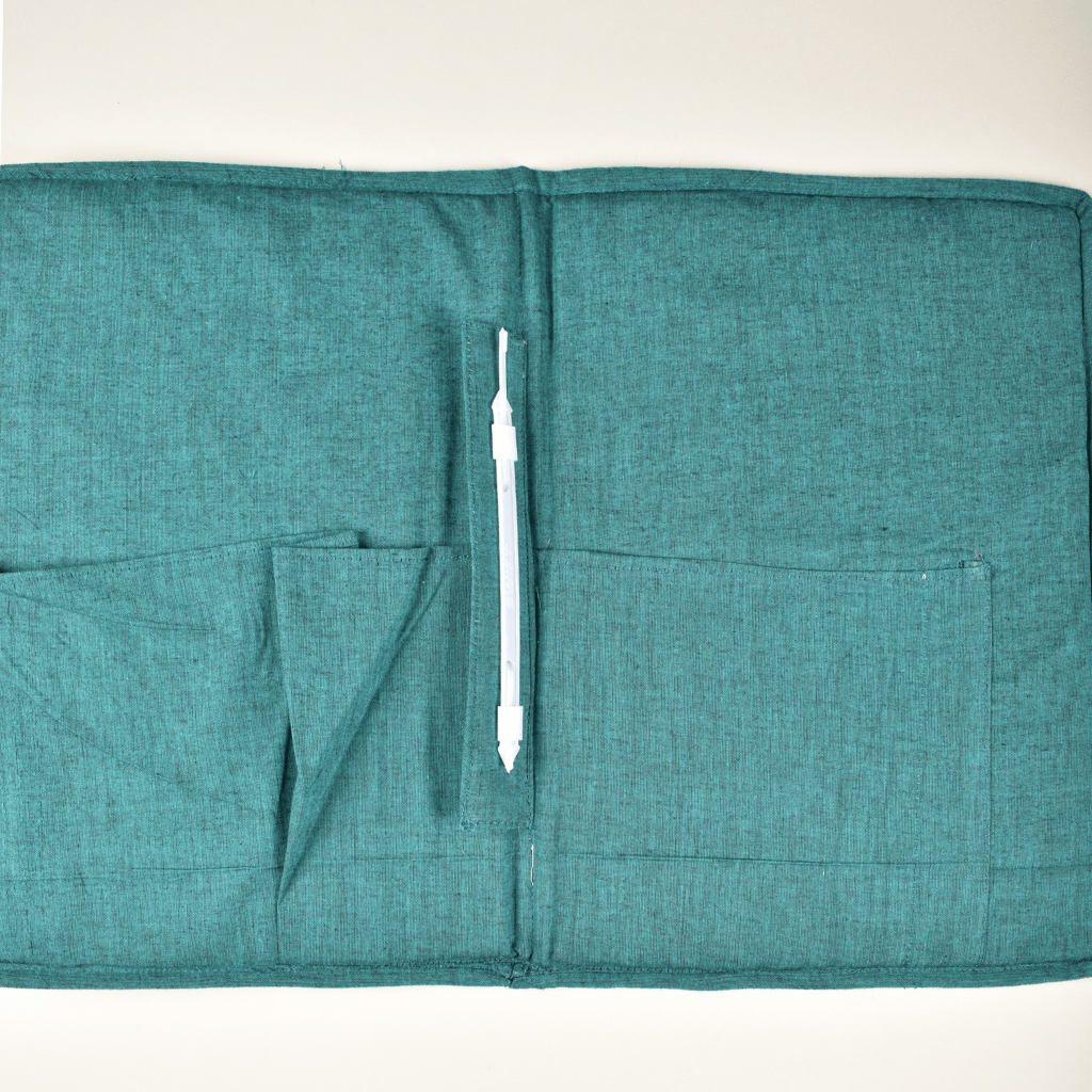 Grey Ikat cotton file folder