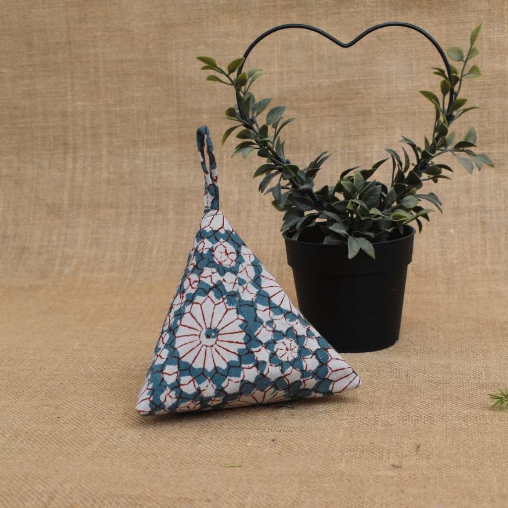 Blue Kalamkari Small Coin Purse