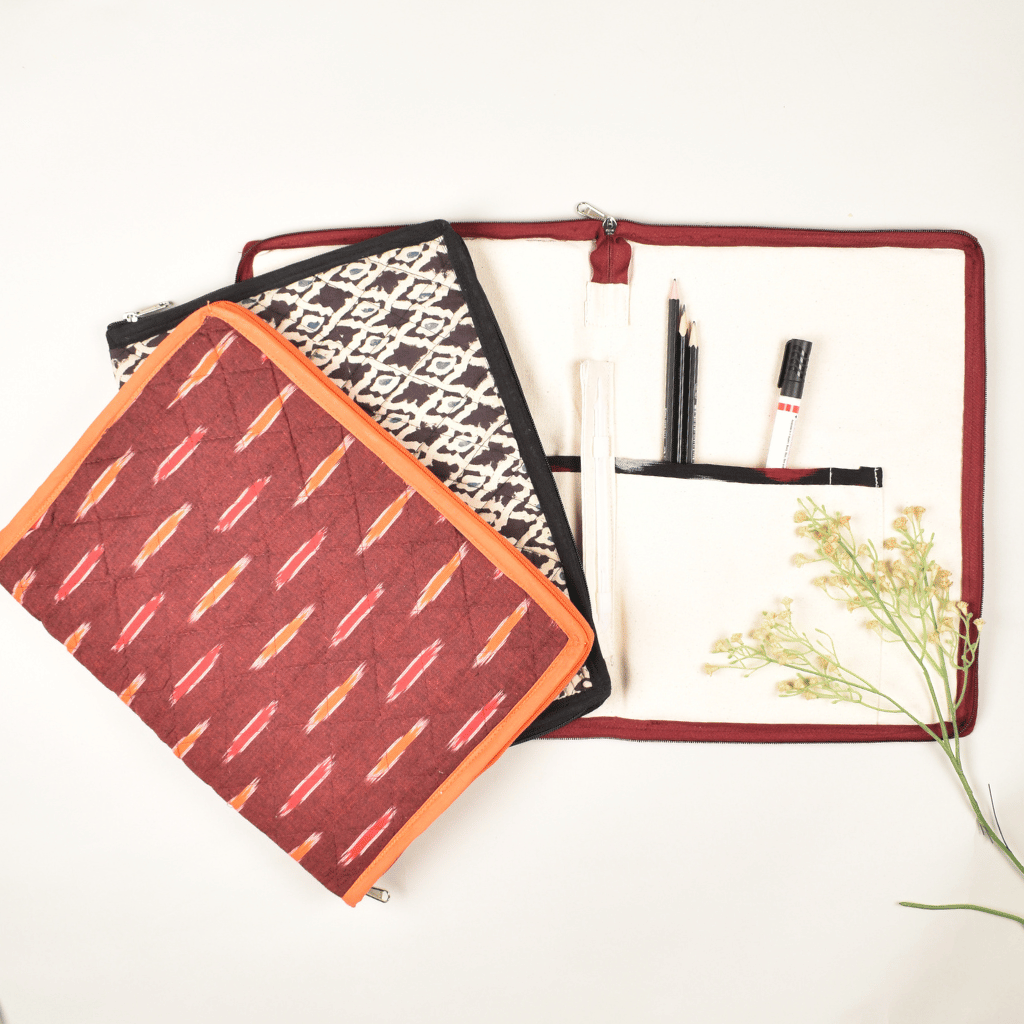 Ikat File Folders With Zip