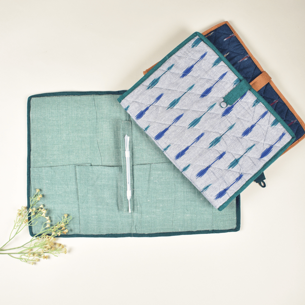 Ikat File Folders With Button