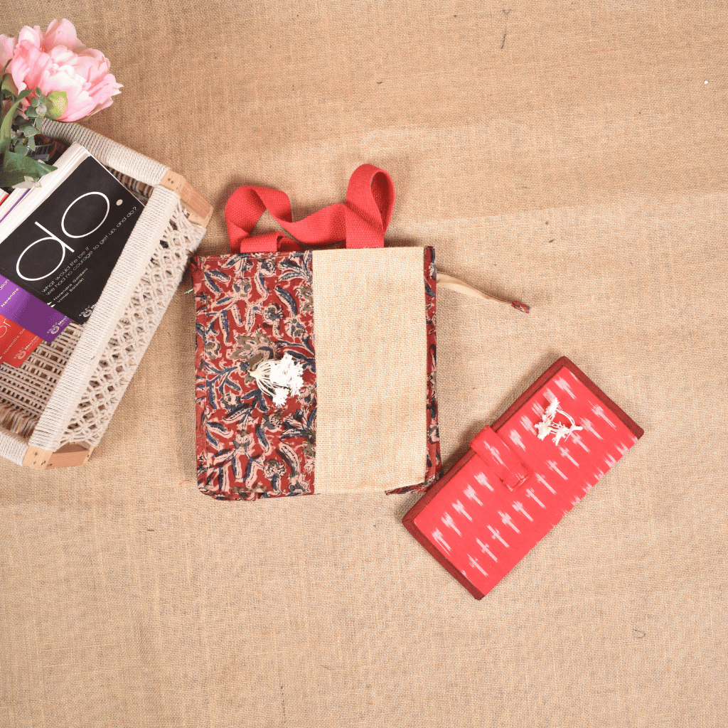 Women’s Day Special Combo – Kalamkari Lunch Bag & Ladies Wallet