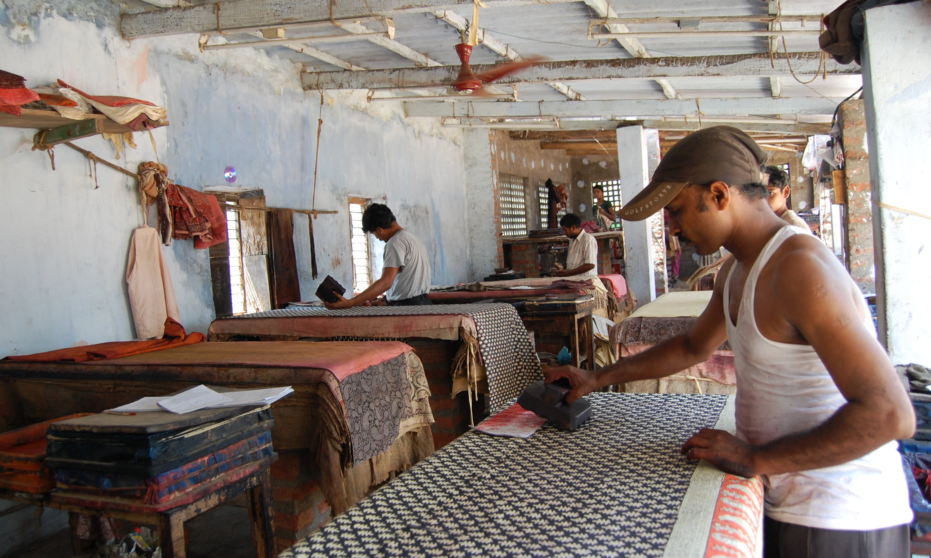 Block Printing process