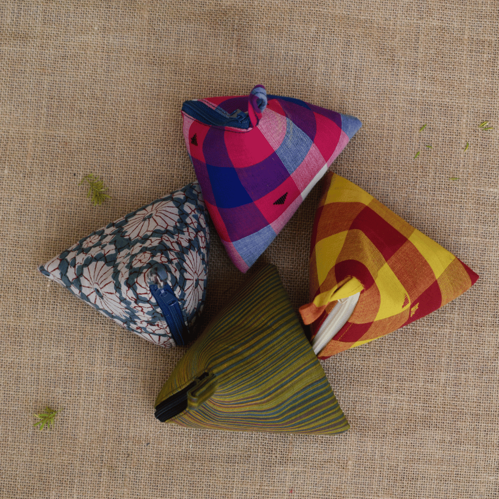 Cotton Small Coin / Samosa Purse