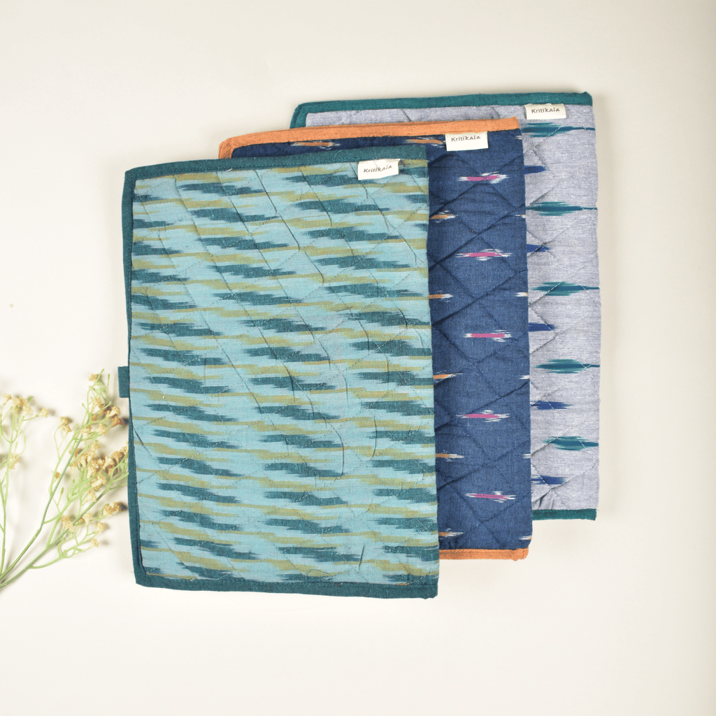 Ikat File Folders With Button