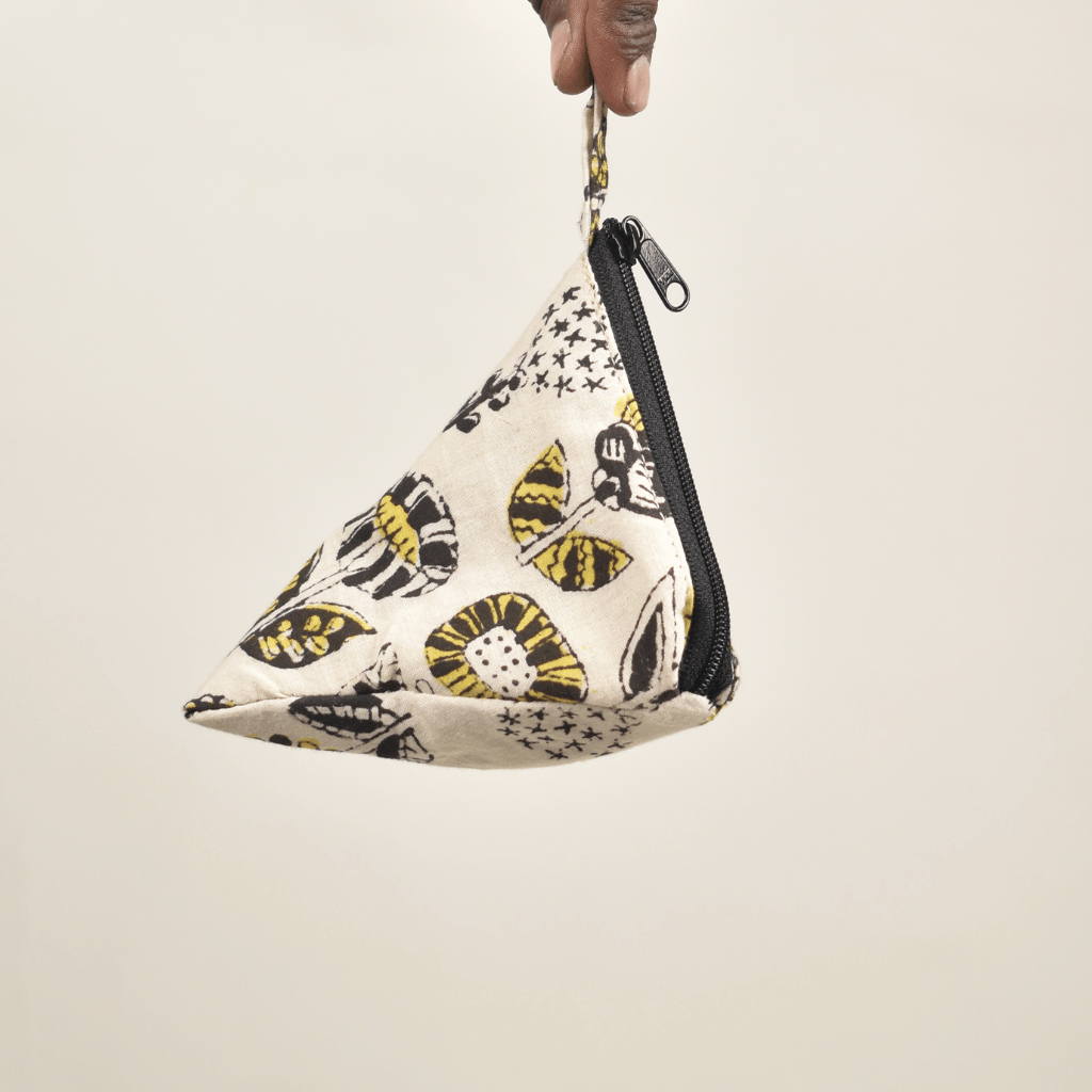 Off-White Kalamkari Small Coin Purse