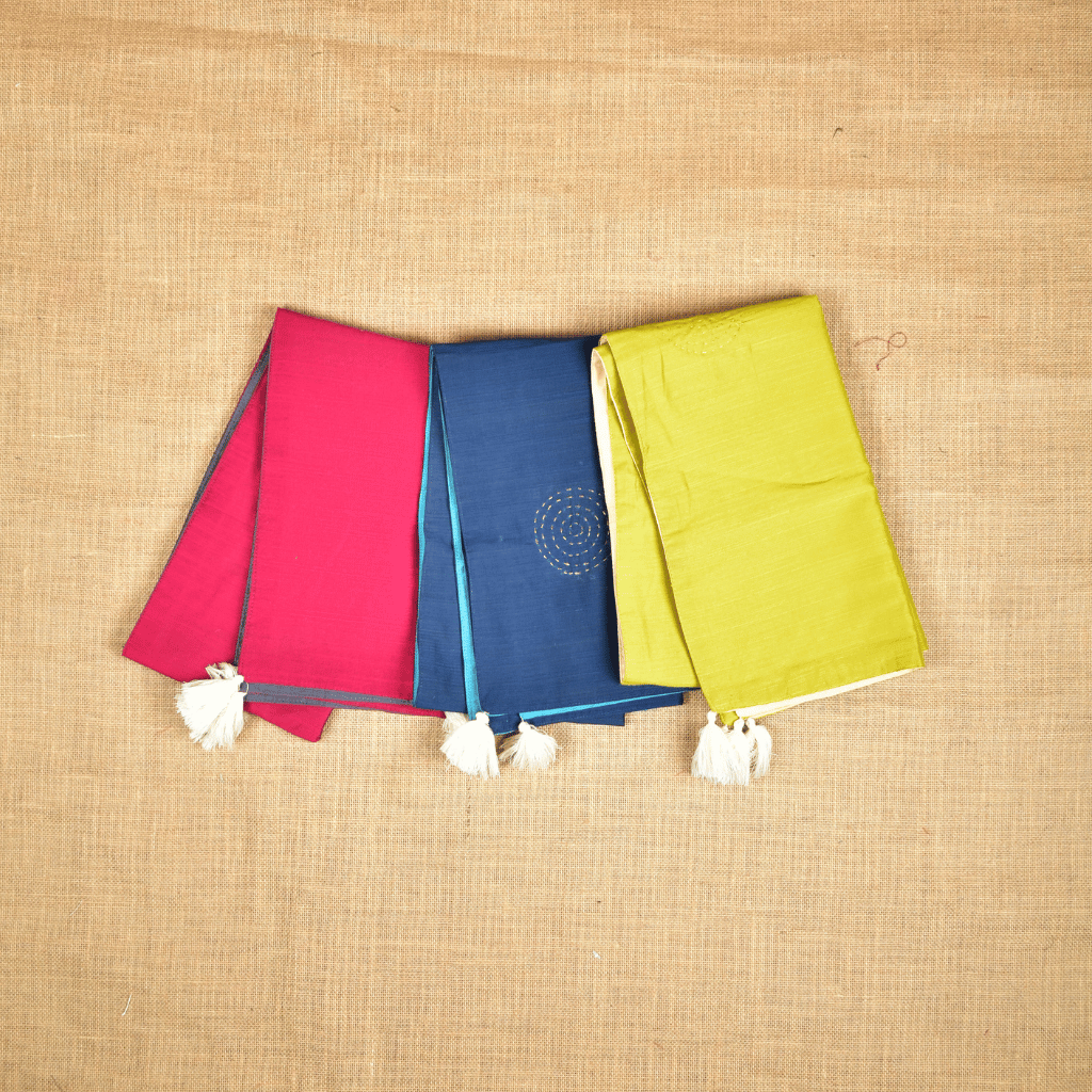 Silk reversible festive table runners- combo