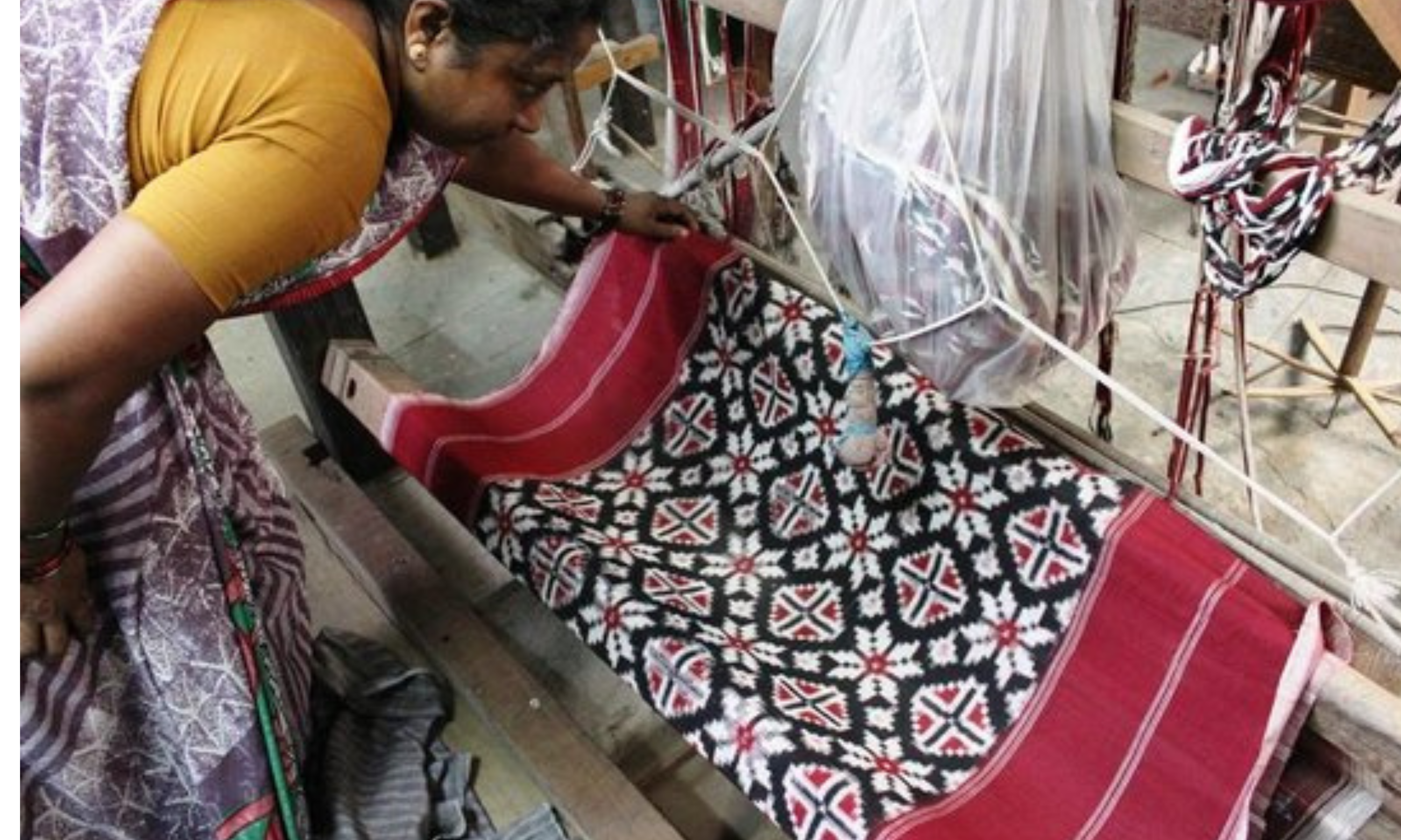 Traditional Ikat Cloth making Process