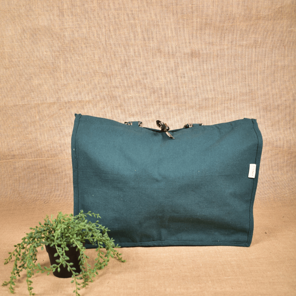 Green strong canvas shopping bag