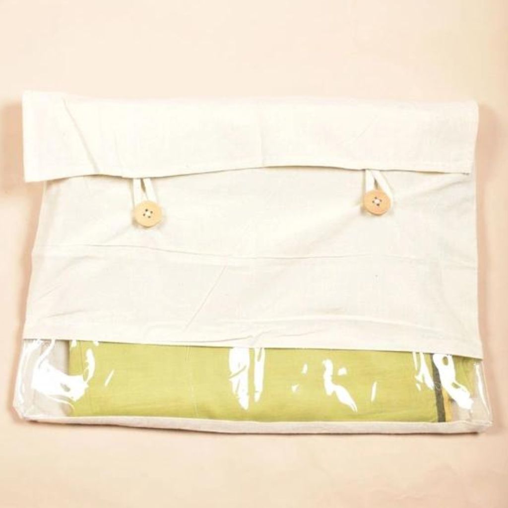 Pink Saree Storage Bag with Set of Ten Saree Sleeves