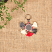 Lambani mirror work key chains or bag charms - gift set