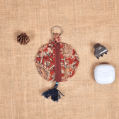 Raksha Bandhan Gift Combo for Sister – Feather Embroidery Potli, Ladies Wallet & Lip Balm Pouch