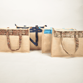 Classic Jute Bag With a Kalamkari Design