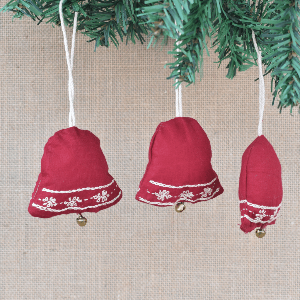 Christmas Embroidery Bells