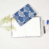 Blue kalamkari handmade paper diary and cover - Paper