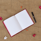 Kritikala hand embroidery on Mangalagiri fabric diary cover