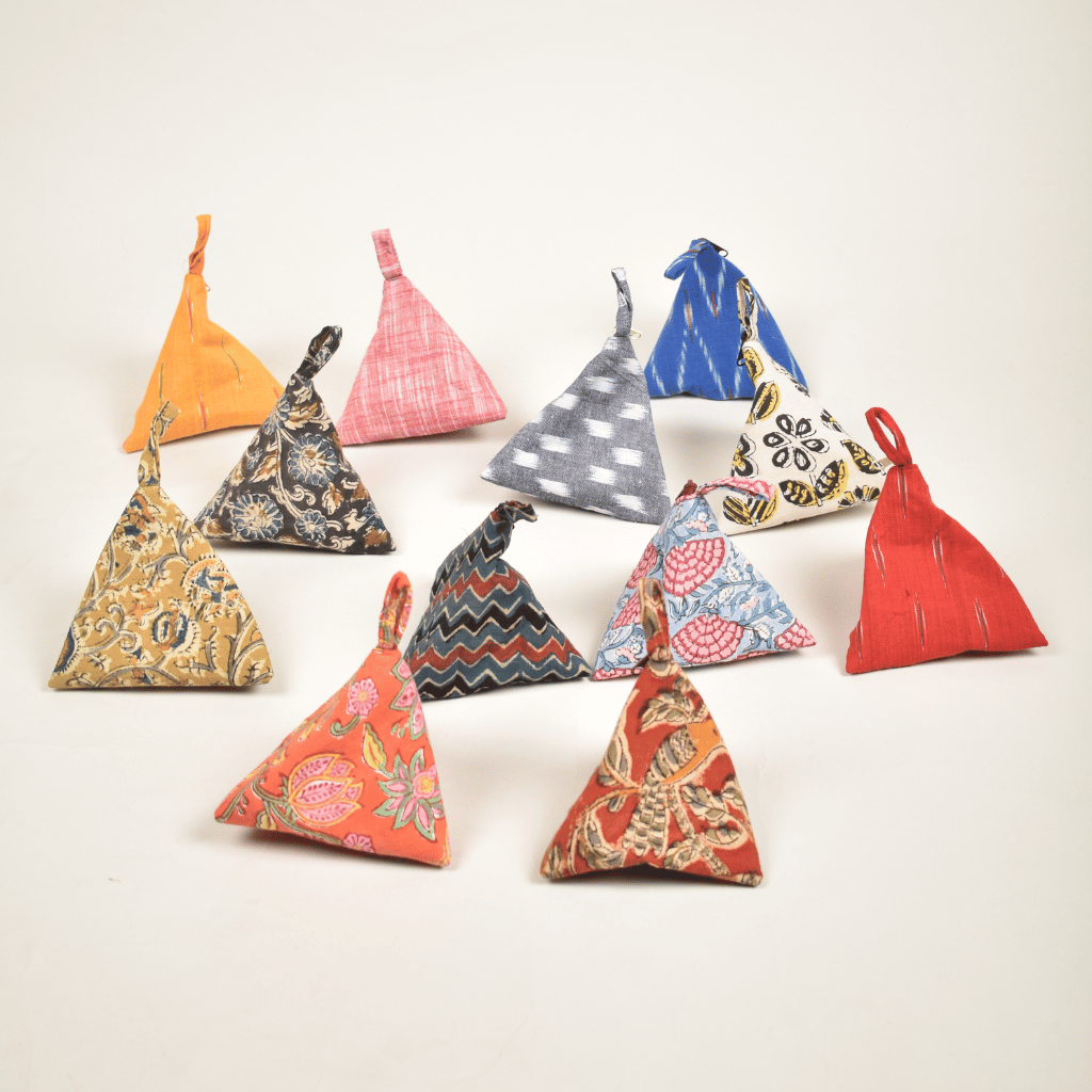 Cotton Small Coin / Samosa Purse