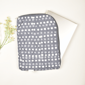 Grey Kalamkari Laptop Sleeve - zip