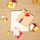 Blue Embroidery Handloom Rakhi