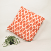 Orange Ikat 20" x 20" Cushion Cover