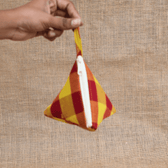 Yellow Ikat Small Coin Purse
