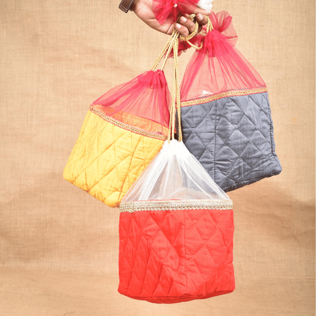 Silk Potli Bag | Handmade & Reusable