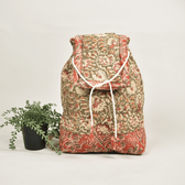 Red Kalamkari Backpack