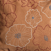 Yellow embroidery cotton cushion cover - embroidery