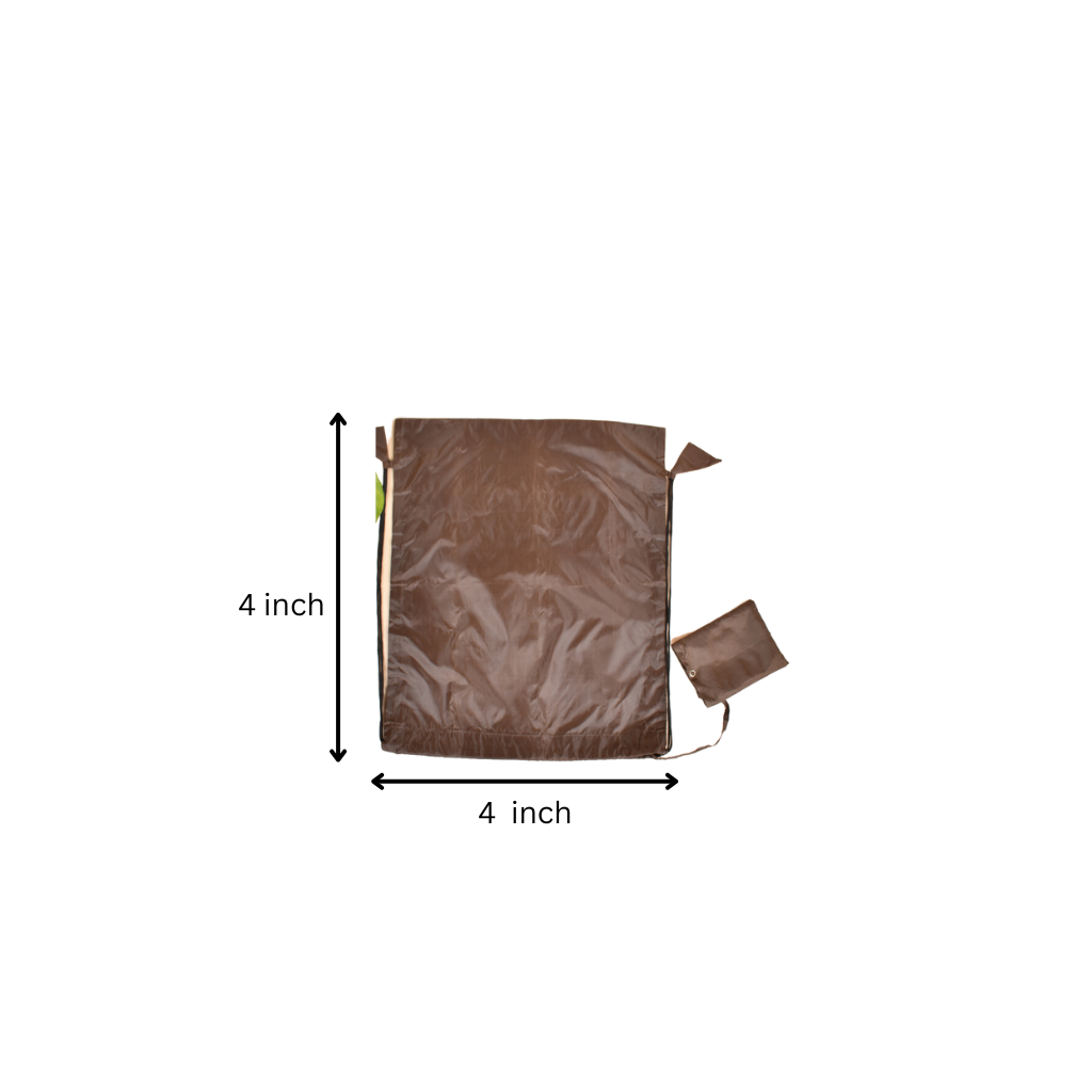Eco-friendly Foldable Shopping Bag / Parachute Bag / Brown
