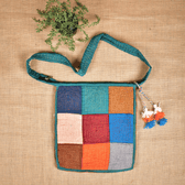 Patchwork Hand Embroidery Sling Bag