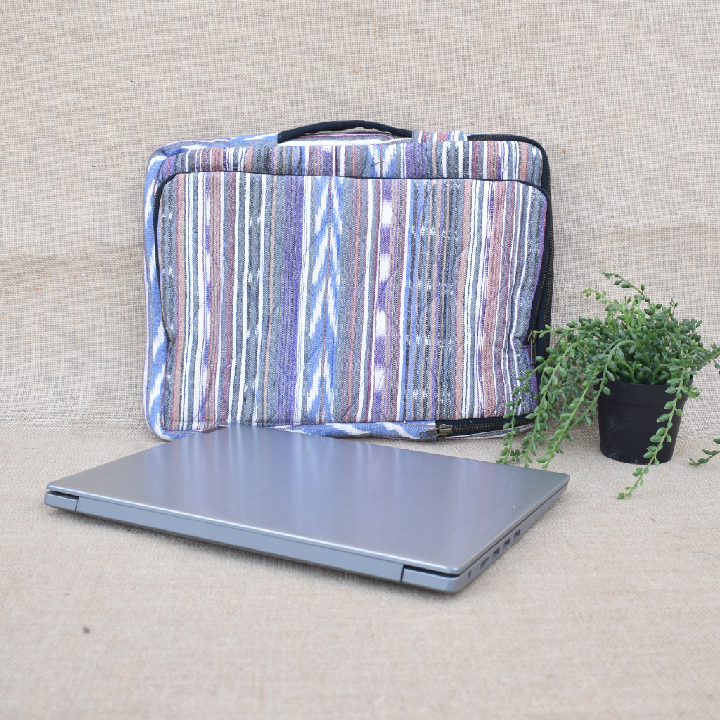 Samarth laptop Sleeves in multicolor Ikat Cotton