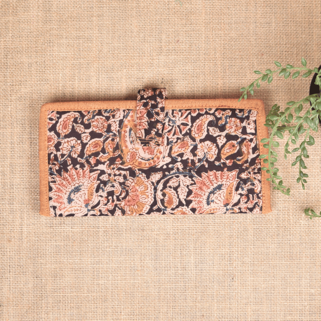 Rush kalamkari ladies wallet - top