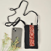 Cell phone pouch gift set - black 